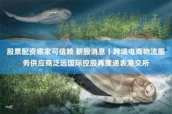 股票配资哪家可信赖 新股消息丨跨境电商物流服务供应商泛远国际控股再度递表港交所