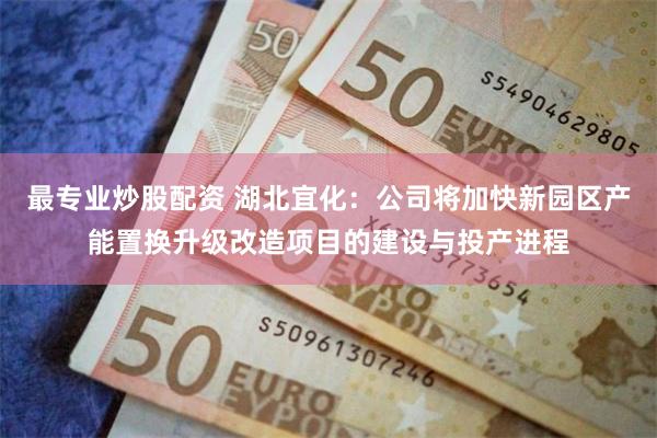 最专业炒股配资 湖北宜化：公司将加快新园区产能置换升级改造项目的建设与投产进程