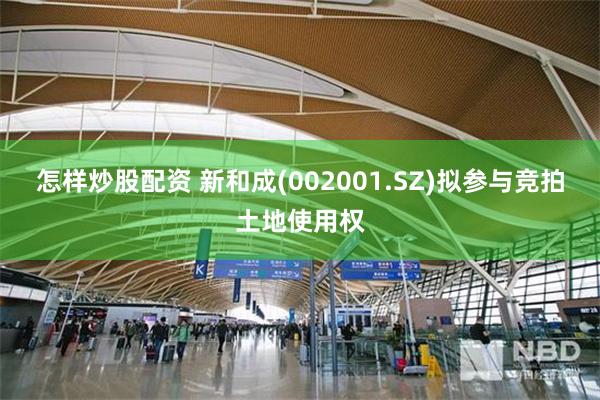 怎样炒股配资 新和成(002001.SZ)拟参与竞拍土地使用权