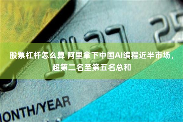 股票杠杆怎么算 阿里拿下中国AI编程近半市场，超第二名至第五名总和