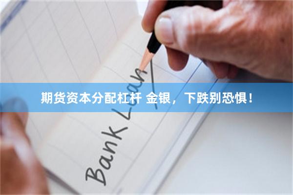 期货资本分配杠杆 金银，下跌别恐惧！